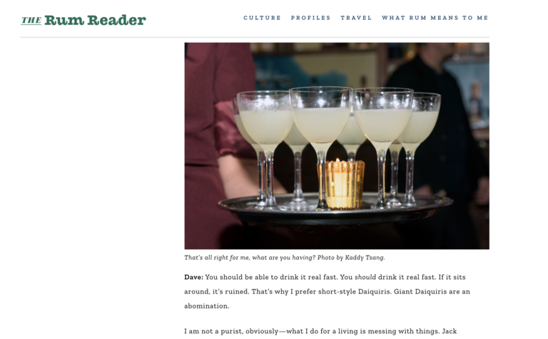 The Daiquiri Dossier: An All-Star Discussion at Slowly Shirley