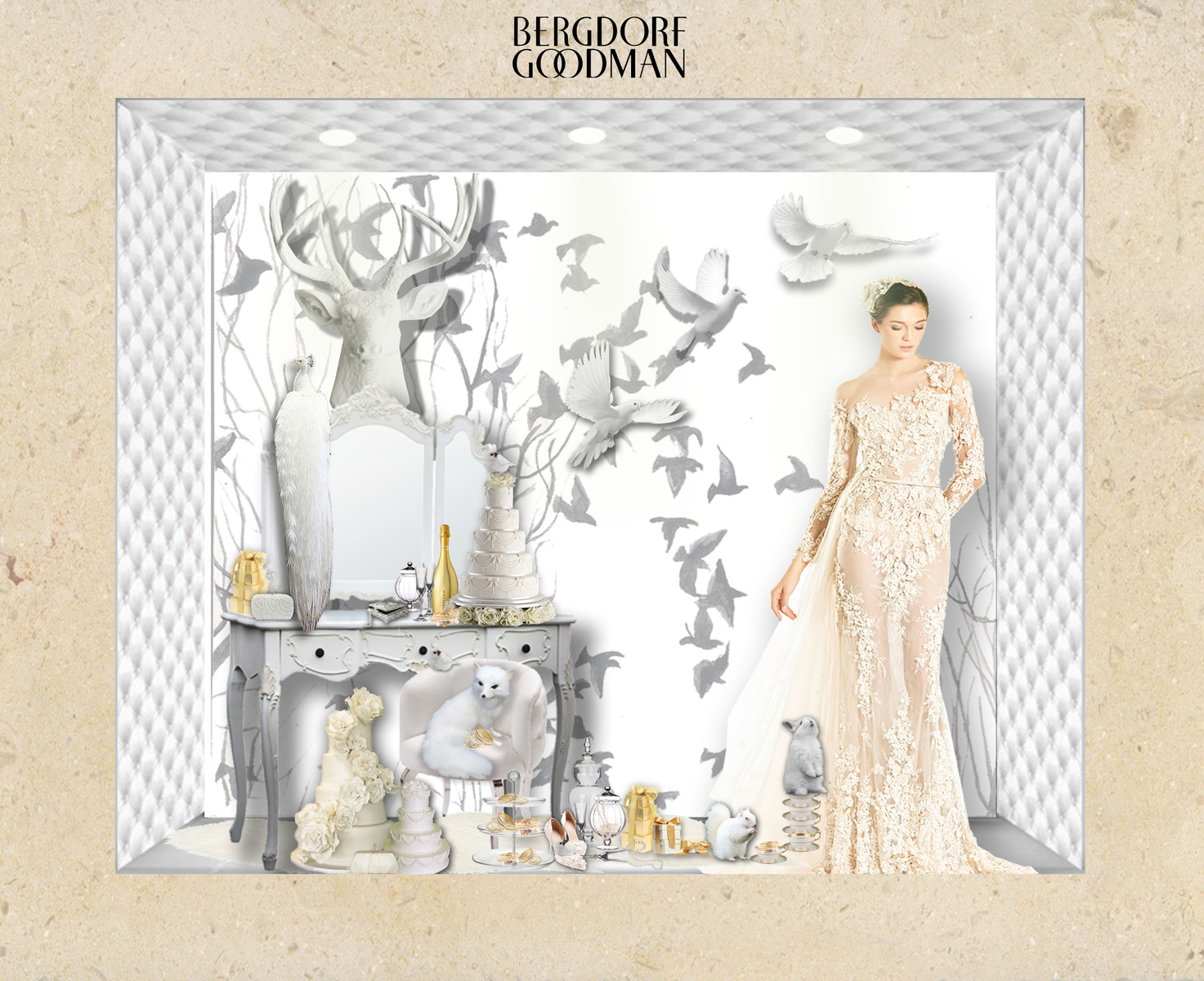 Window design inspired by the work of Linda Fargo
