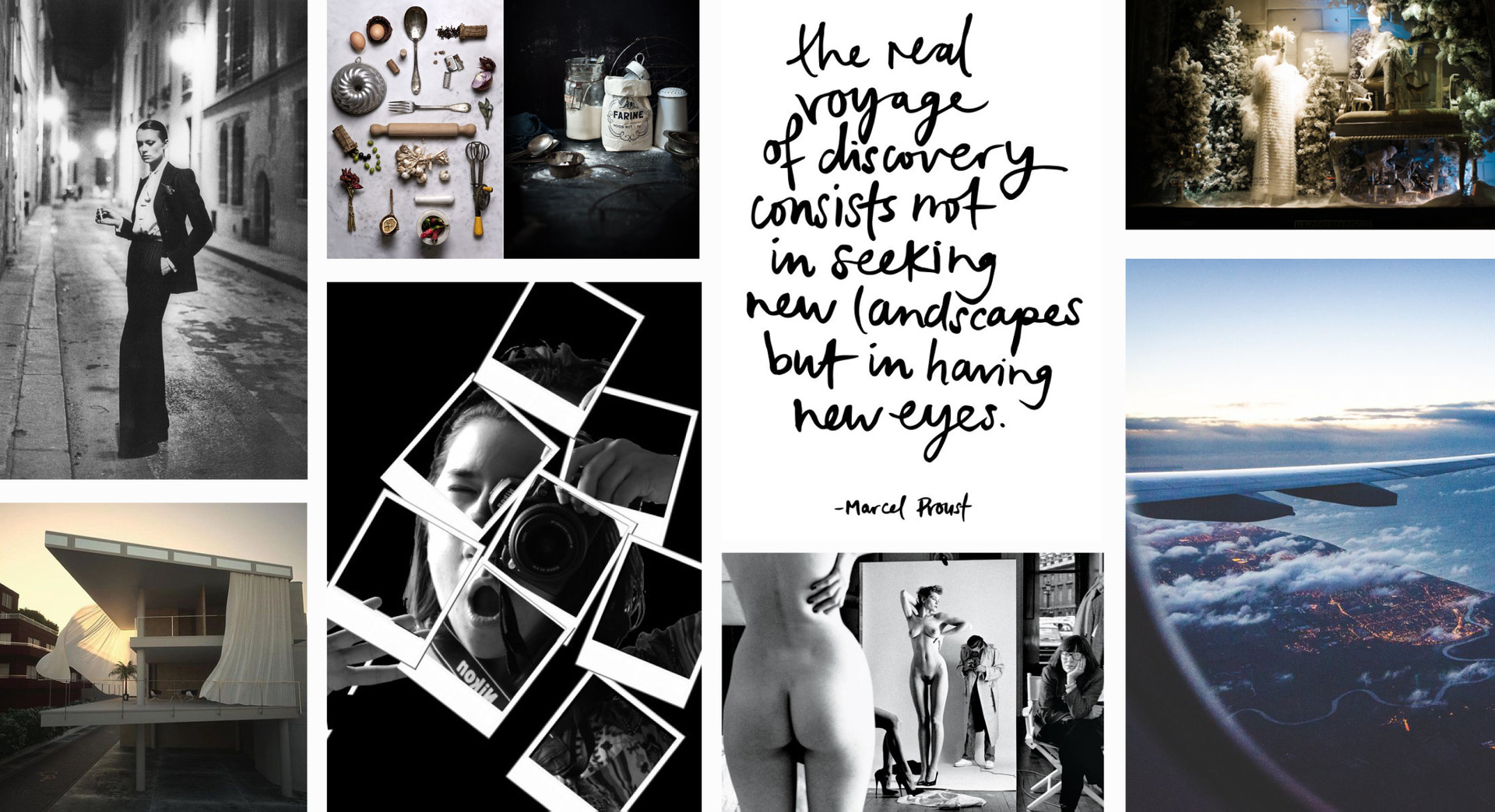 A compilation of images representative of my tastes and inspirations