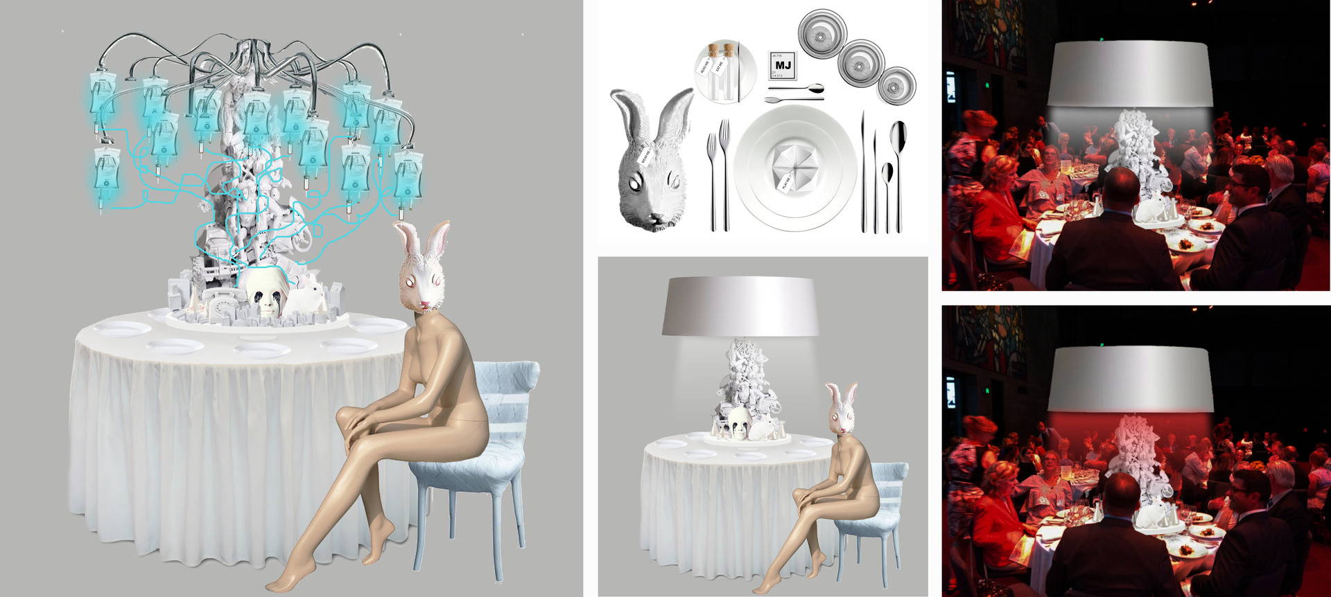 Table Design Project for NGV BEST OF THE BEST fundraising gala dinner