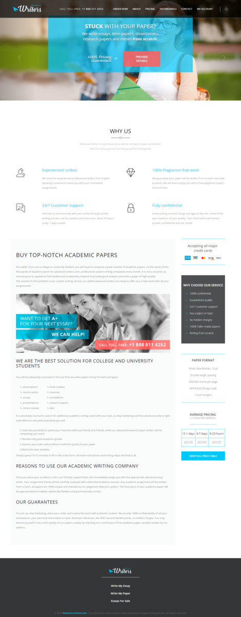 Advanced Writers-Writing Company | ceriumrely's Portfolio