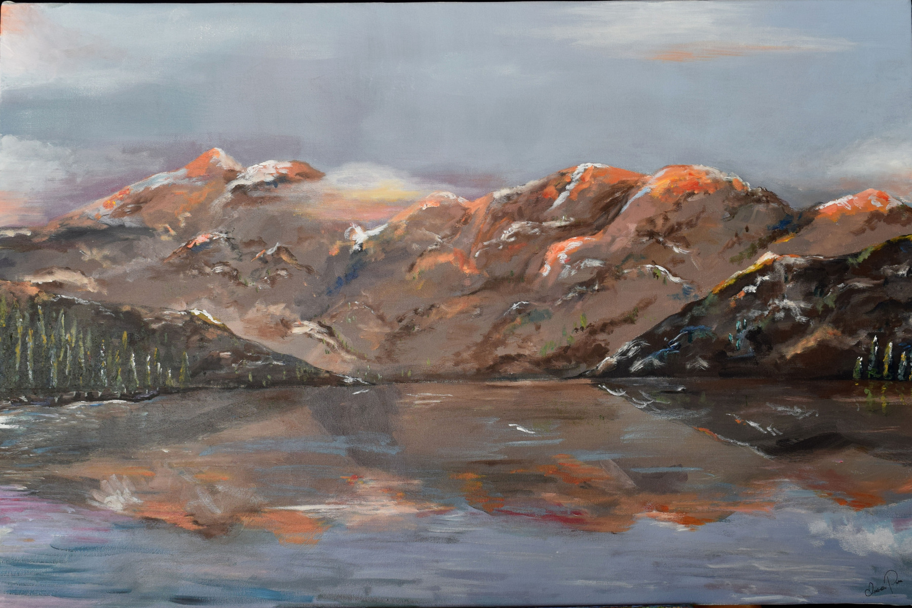 Student: Isabella Park
             Medium AND Materials: Acrylic Paint on Canvas
             Dimensions: 24