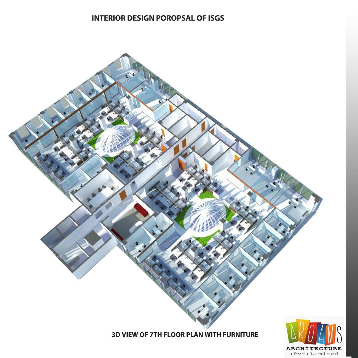 Proposal for ISGS office Interior in Islamabad