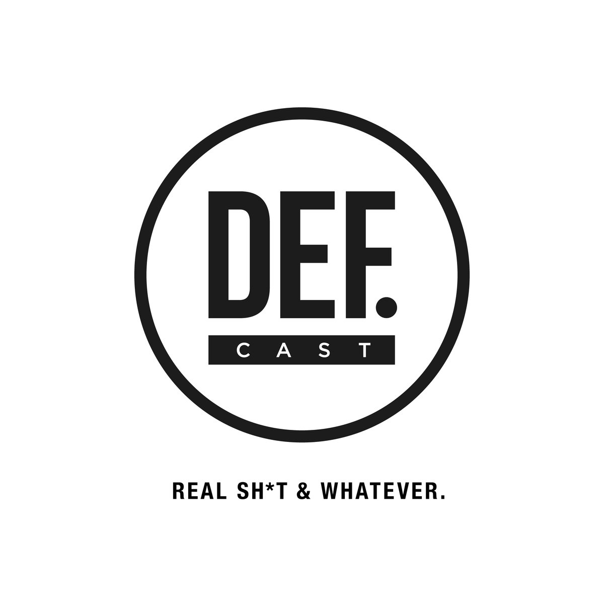 A logo created for the Hip-Hop & Lifestyle podcast, Def Cast.