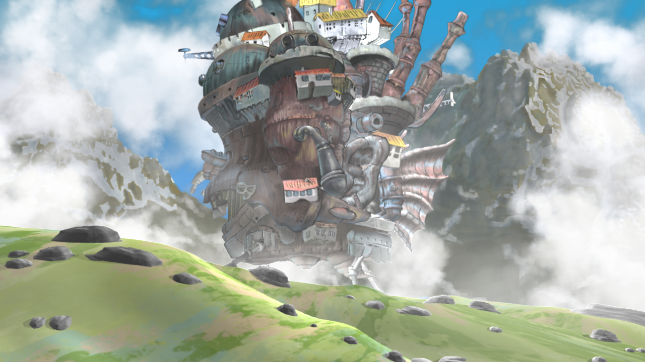 Final render from a group project to recreate in Maya a still from an animated movie. Responsible for modeling upper rampart, compositing, UV unwrapping, rendering.