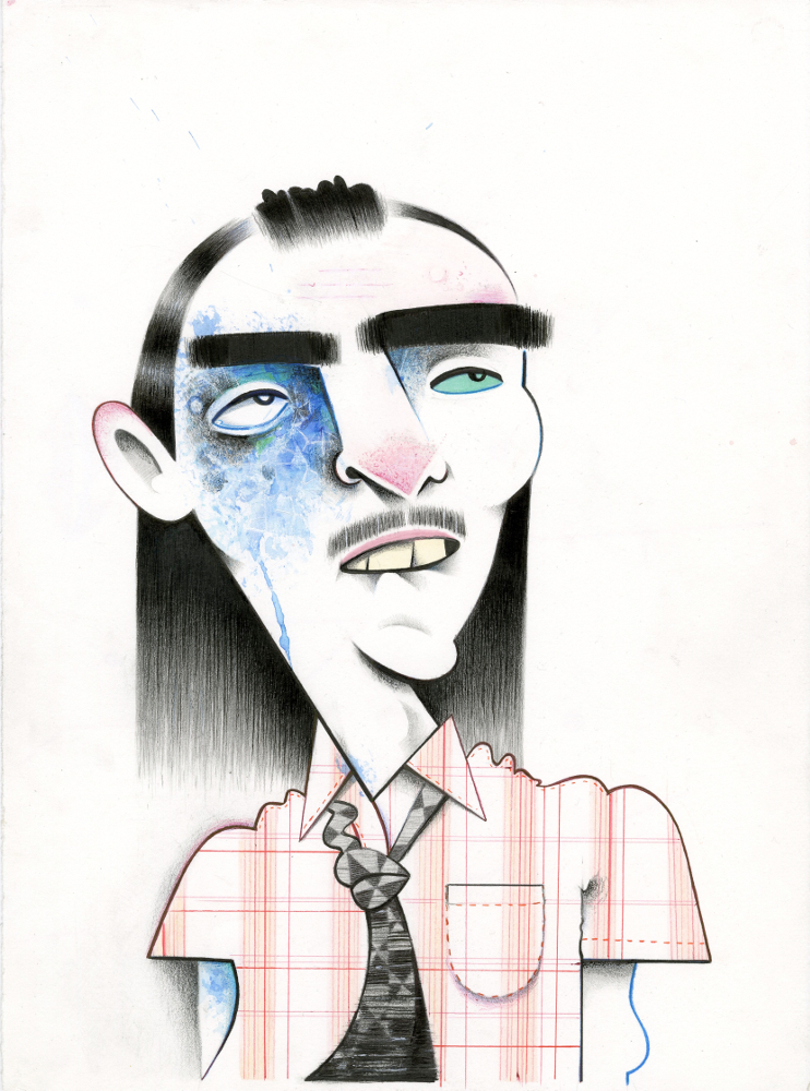 Mixed media on paper
<br />11”x15”