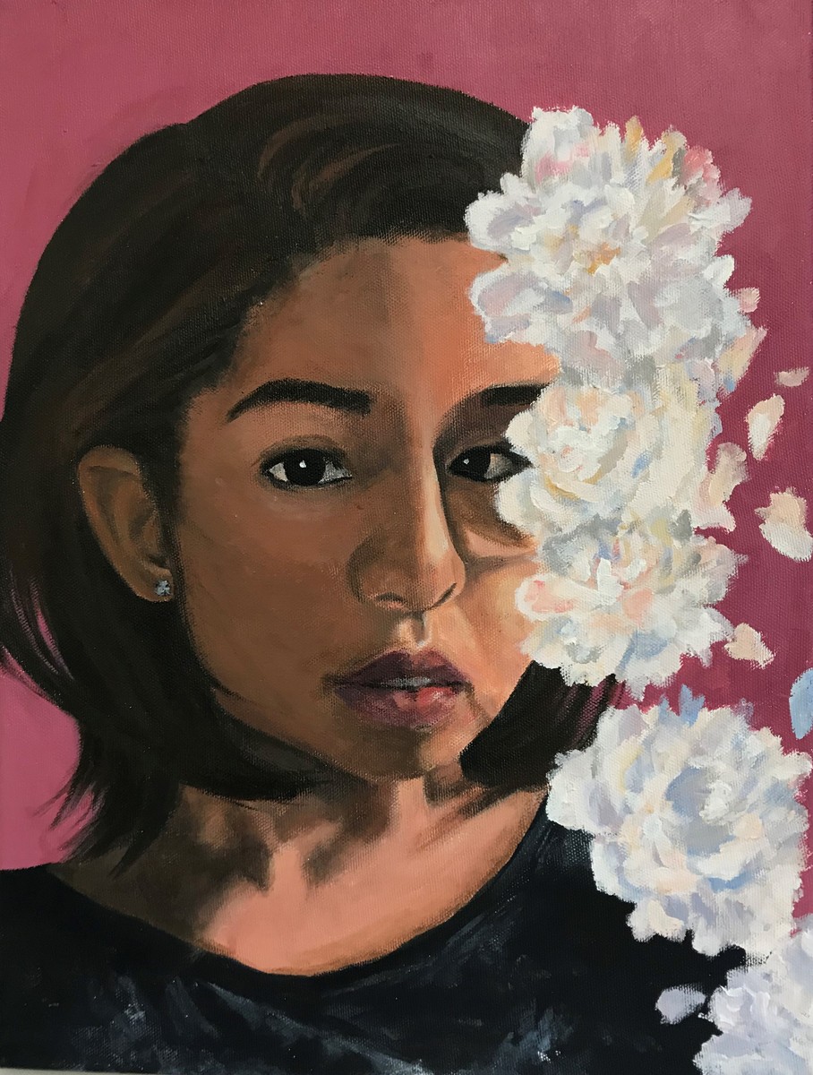 Student: YeonJyu Kitahara
    Medium:  Acrylic on Canvas
    Dimension: 12