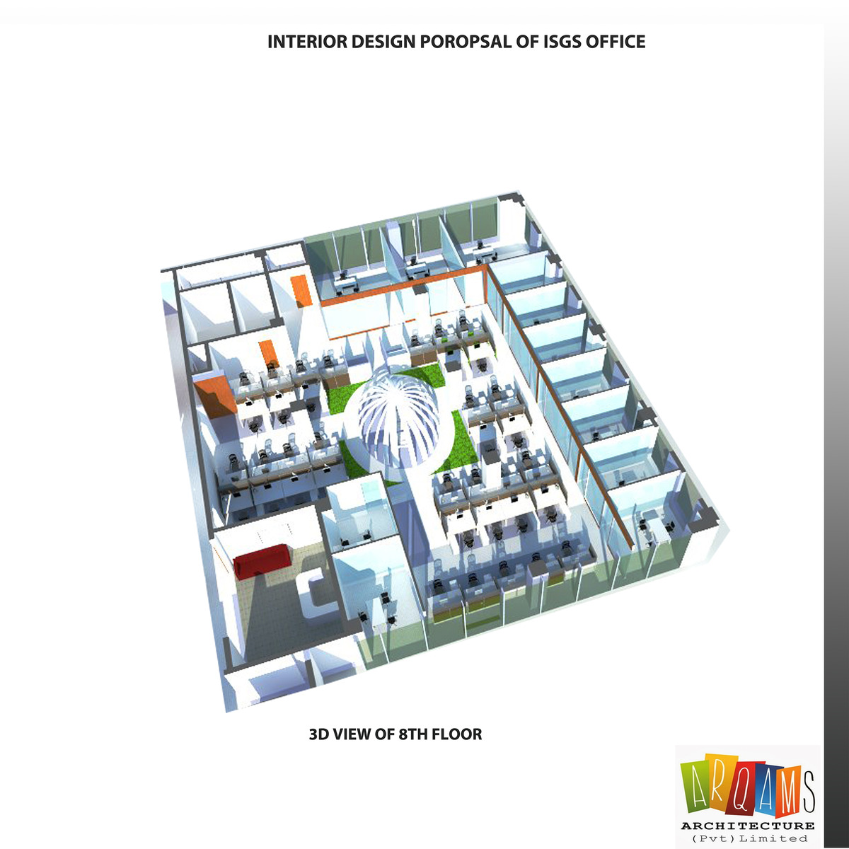 Proposal for ISGS office Interior in Islamabad