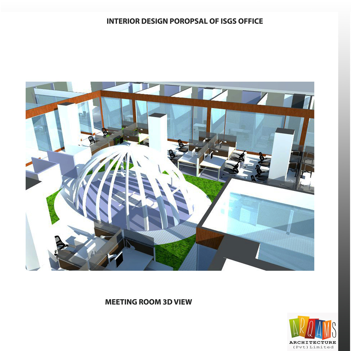 Proposal for ISGS office Interior in Islamabad