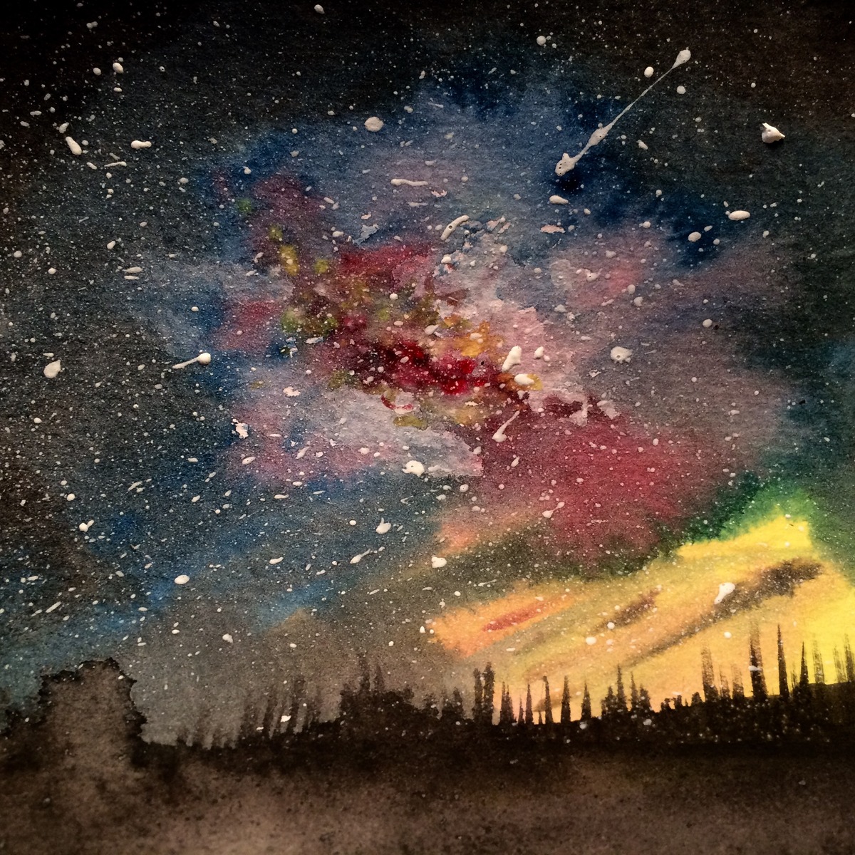Watercolour & Acyrlic